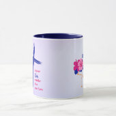 Laat je vertrouwen groter zijn dan je angsten Quot Mok (Midden)