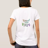 Laat je visie zien t-shirt (Achterkant)