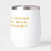 Laat je vriend nooit achter met je Man (Achterkant)