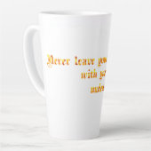 Laat je vriend nooit achter met je Man Latte Mok (Linkerhoek)