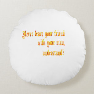 Laat je vriend nooit achter met je Man Rond Kussen