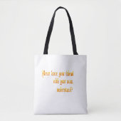 Laat je vriend nooit achter met je Man Tote Bag (Voorkant)