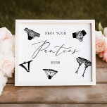 Laat je Vrijgezellenfeest met Panties Lingerie val Foto Afdruk<br><div class="desc">Zet deze leuke foto's op je vrijgezellenfeest!</div>