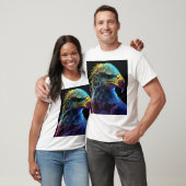 Laat je wilde kant los: Fierce Crystal Eagle T-shirt (Unisex)