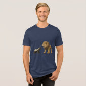 Laat je woede los Tri-Blend shirt (Voorkant volledig)