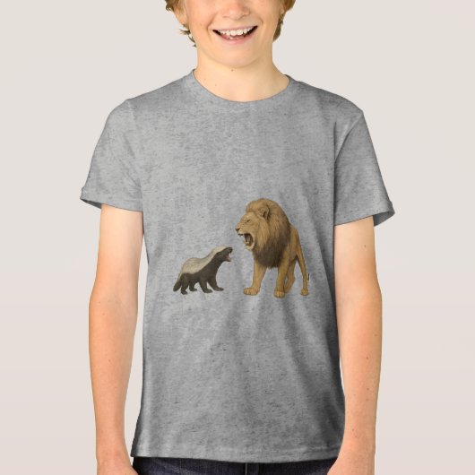 Laat je woede los Tri-Blend shirt (Voorkant)