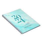 Laat je zen turkoois los notitieboek (Rechterzijde)
