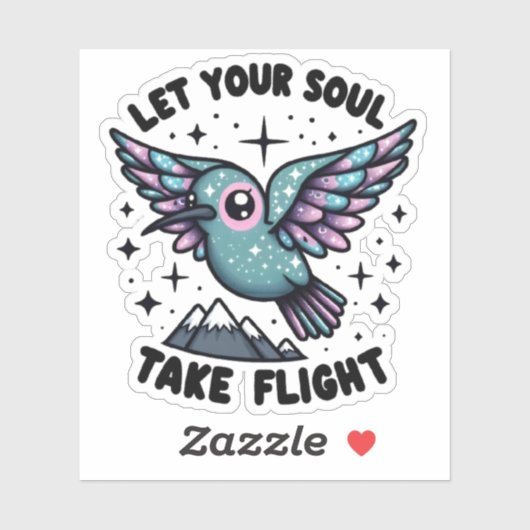 Laat je ziel de Sticker nemen (Vel)