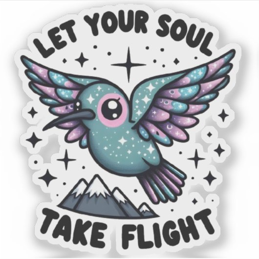 Laat je ziel de Sticker nemen (Voorkant)