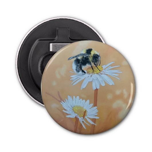 Laat je zoemen button flesopener (Voorkant)