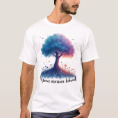 Laat je zorgen achter t-shirt (Voorkant)