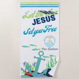 Laat Jezus je een gratis strandlaken geven
