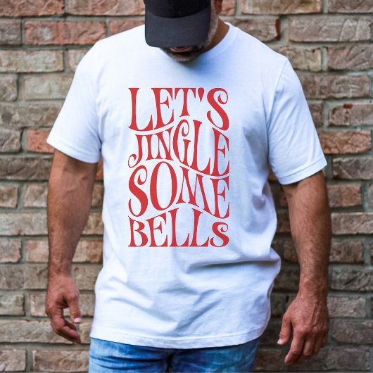 Laat Jingle wat klokken grappige kerst T-shirt