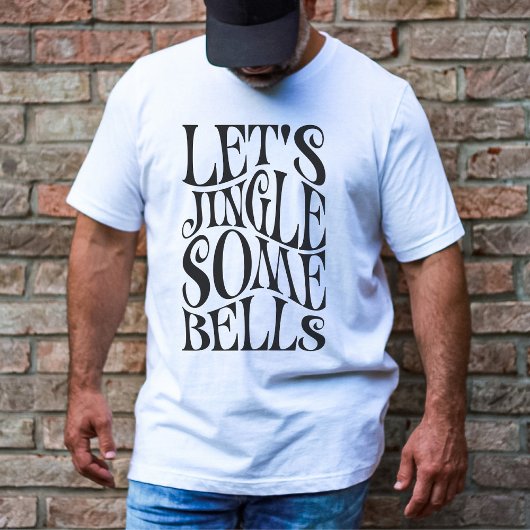 Laat Jingle wat klokken grappige kerst T-shirt