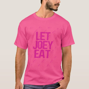 Laat Joey eten. Breng kastanje terug - Wedstrijdwi T-shirt