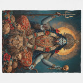 Laat Kali leiden Fleece Deken (Voorkant (Horizontaal))