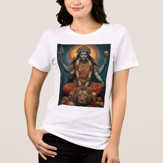 Laat Kali leiden Tri-Blend Shirt (Voorkant)