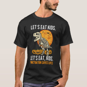 Laat Kinder beknotting eten bewaart levende gramma T-shirt