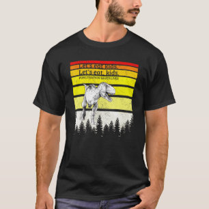 Laat Kinder beknotting eten bewaart levende gramma T-shirt