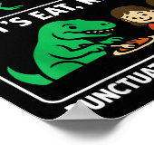 Laat Kinder beknotting eten bewaart levende grappi Poster (Hoek)