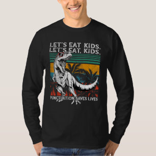 Laat Kinder beknotting eten bewaart levens Grammar T-shirt