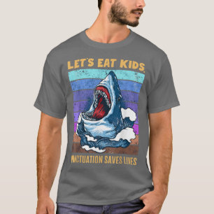 Laat Kinder beknotting eten redt levende grappige  T-shirt