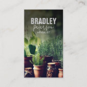 Laat kruidengeneeskunde kruiden visitekaartje (Voorkant)