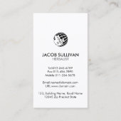 Laat kruidengeneeskunde kruiden visitekaartje (Achterkant)