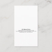 Laat kruidengeneeskunde kruiden visitekaartje (Achterkant)