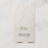 Laat kruidengeneeskunde kruiden visitekaartje (Voorkant)