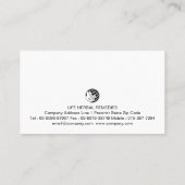 Laat kruidengeneeskunde kruiden visitekaartje (Achterkant)