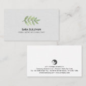 Laat kruidengeneeskunde kruiden visitekaartje (Voorkant / Achterkant)