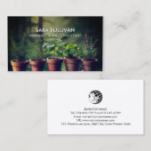 Laat kruidengeneeskunde kruiden visitekaartje (Voorkant / Achterkant)