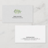 Laat kruidengeneeskunde kruiden visitekaartje (Voorkant / Achterkant)