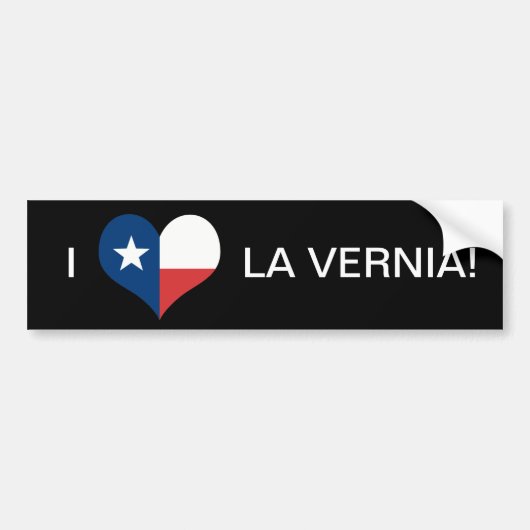 LAAT LA VERNIA! BUMPERSTICKER (Voorkant)