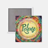 Laat  leuke inspirerende bloemencultuur los magneet (Voorkant / Achterkant)