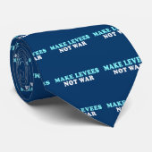 Laat Levees geen oorlog voeren Stropdas (Opgerold)