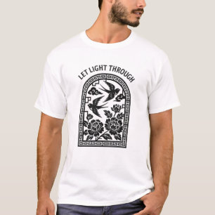 Laat Licht Door Zwaluwpaneel T-shirt