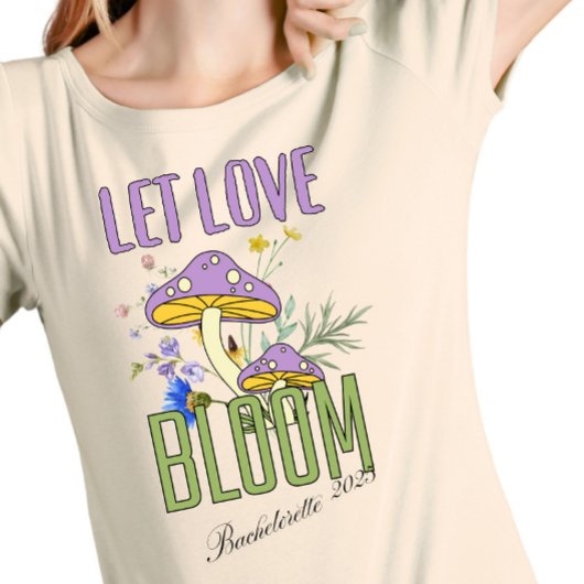 Laat Liefde Bloeien Meisjesuitstapfeest T-shirt