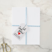 Laat liefde groeien bruiloft gunst Label Cadeaulabel (Met Touw)