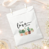 Laat liefde groeien, cactus, sappig, gunst cadeau bedankzakje (Geknipt)