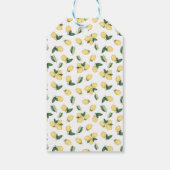 Laat liefde groeien citroenen Vrijgezellenfeest Pl Cadeaulabel (Achterkant)