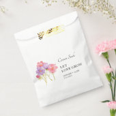 Laat liefde groeien Cosmos zaad bruiloft Bedankzakje (Gezegeld)