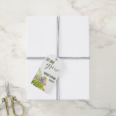 Laat liefde groeien, gepersonaliseerde sappige gun cadeaulabel (Met Touw)