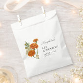 Laat liefde groeien goudsbloem zaad bruiloft bedankzakje (Geknipt)