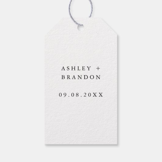 Laat liefde groeien Labels, moderne bloemenbruilof Cadeaulabel (Achterkant)