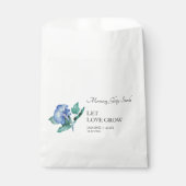 Laat liefde groeien Morning Glory Seed bruiloft Bedankzakje (Voorkant)