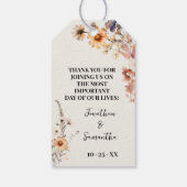Laat Liefde Groeien Plant Gift Herfst Wildflowers Cadeaulabel (Achterkant)
