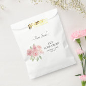 Laat liefde groeien Roos Seed bruiloft gunst Bedankzakje (Gezegeld)