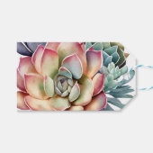 "Laat liefde groeien" Succulent huwelijkscadeau La Cadeaulabel (Voorkant (Horizontaal))